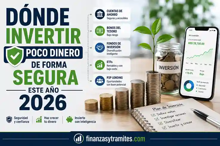 Dónde invertir poco dinero de forma segura este año 2026