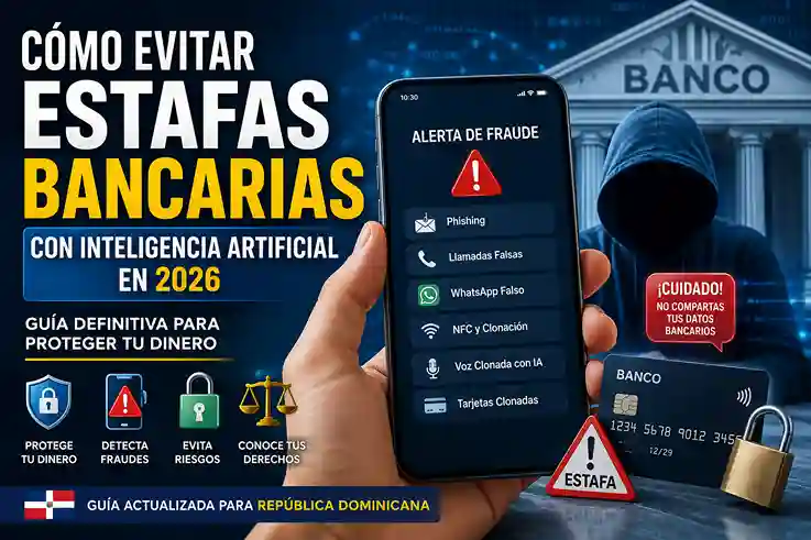 Estafas Bancarias 2026 Guía Completa con IA y NFC RD