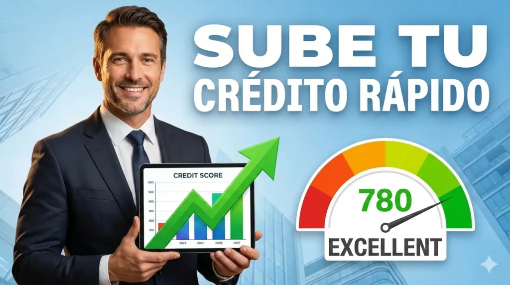 Cómo mejorar el crédito rápido (guía práctica 2026)