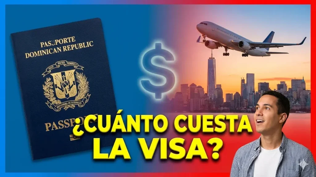 Cuánto cuesta la visa de paseo en RD para EE. UU en 2026