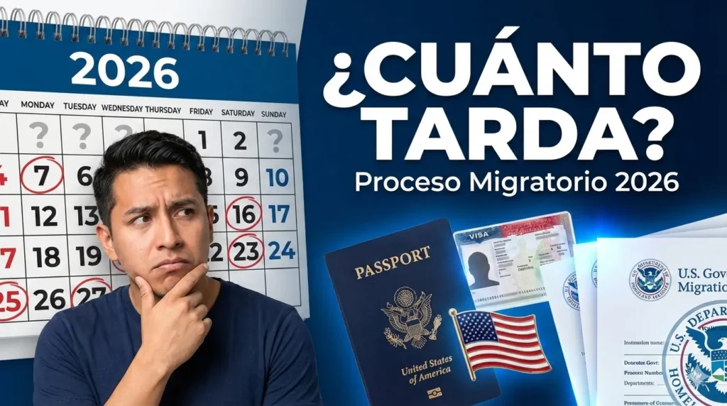 Cuánto tarda realmente el proceso migratorio en 2026