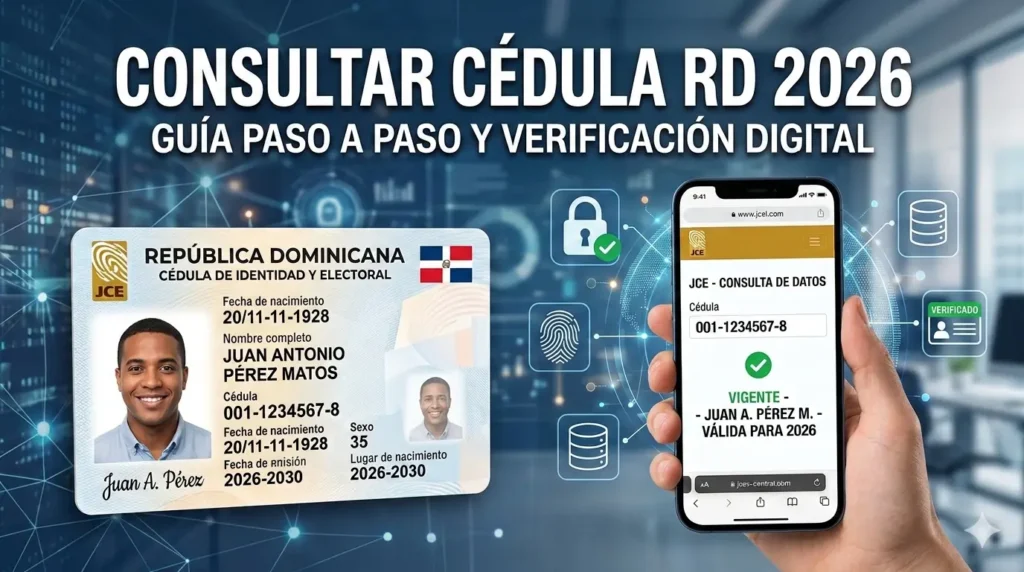 Cómo consultar cédula en RD (2026) Guía oficial paso a paso