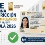 JCE elimina restricción de cumpleaños para la nueva cédula 2026