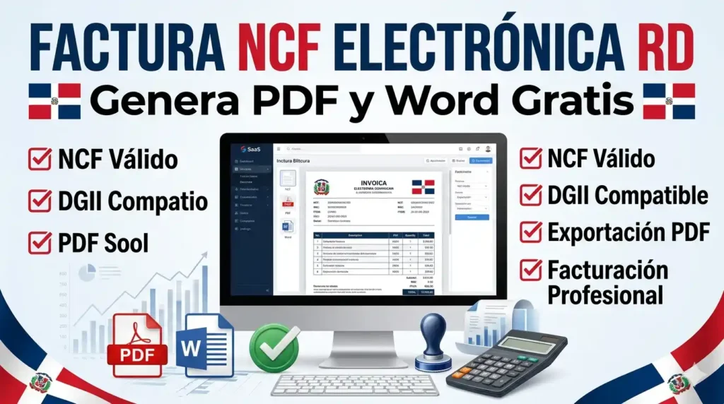 Factura NCF Electrónica RD Guía 2026 para Crear Facturas