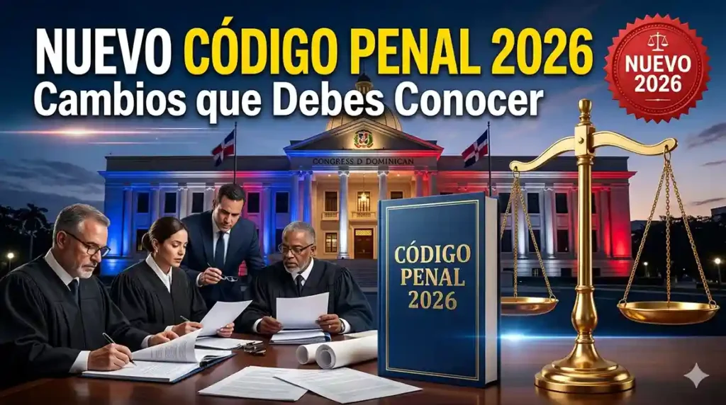 Nuevo Código Penal Dominicano (Ley 74-25): Guía Completa y PDF Oficial [2026]