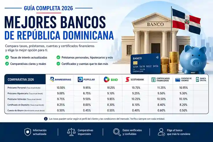 Mejores Bancos de República Dominicana en 2026: Guía Completa Mejores Bancos de República Dominicana en 2026 Guía Completa